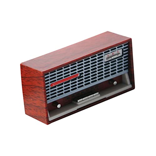 KICHOUSE Radio Dekoration für Puppenhaus Exquisites Funkmodell für Miniaturhandwerk Zubehör zur Verschönerung von Spielzeughäusern Lebensszenen KICHOUSE Radio Dekoration für Puppenhaus Exquisites Funkmodell für Miniaturhandwerk Zubehör zur Verschönerung von Spielzeughäusern Lebensszenen von KICHOUSE