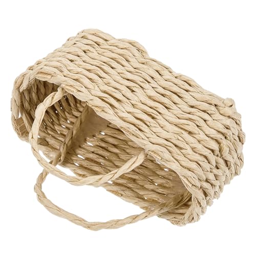 KICHOUSE Rattan Korb Kleiner Aufbewahrungskorb für Puppenhaus Dekoratives Zubehör für Miniaturmodelle Sicher und Langlebig Perfektes Detail für Ihr Mini KICHOUSE Rattan Korb Kleiner Aufbewahrungskorb für Puppenhaus Dekoratives Zubehör für Miniaturmodelle Sicher und Langlebig Perfektes Detail für Ihr Mini von KICHOUSE