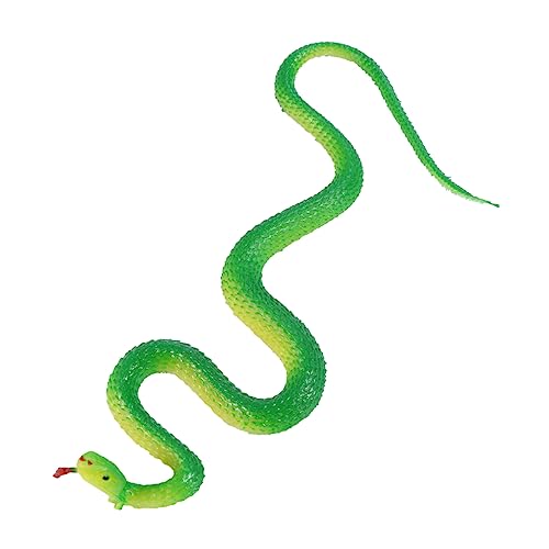 KICHOUSE Realistische Gummi Schlange Grüne Fake Schlange Coiled Form für Halloween Streich Requisiten Party Deko und Praktische Geschenkidee von KICHOUSE