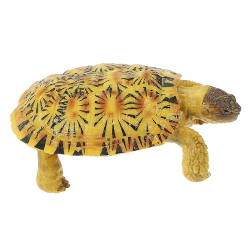 KICHOUSE Realistisches Fake Turtle Modell Kunststoff Tierfigur Dekoration Lifelike Simulation Tiermodell für Garten Draußen Lernspielzeug von KICHOUSE