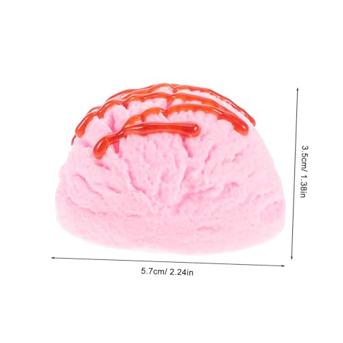 KICHOUSE Realistisches Künstliches Eiscremeball Modell Kleines DIY Dessert Zubehör Lebensechte Nachbildung Detailreich Verarbeitet für Dekoration und Sammler KICHOUSE Realistisches Künstliches Eiscremeball Modell Kleines DIY Dessert Zubehör Lebensechte Nachbildung Detailreich Verarbeitet für Dekoration und Sammler von KICHOUSE