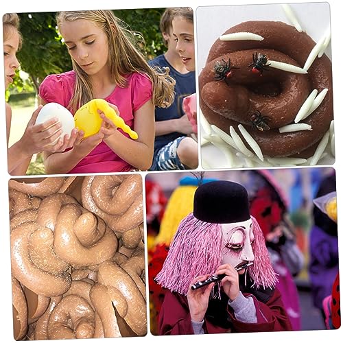 KICHOUSE Realistisches Poop Streichspielzeug aus TPR Lustiger Party für Erwachsene und Aprilscherz Requisit für Zuhause und Karneval Kreatives Spaßspielzeug von KICHOUSE