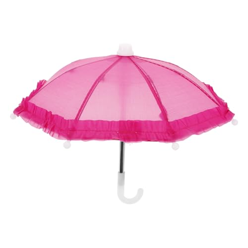KICHOUSE Regenschirm für Puppen Parasol für Puppenhaus Dekoration Niedliches Zubehör für Fotos für Große Puppen von KICHOUSE