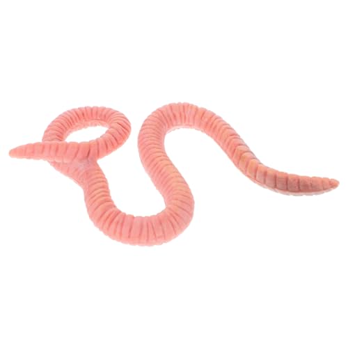 KICHOUSE Regenwurm-modellspielzeug Gefälschter Wurm Wurmspielzeug Erde Fischwürmer Kleine Insektenfiguren Rote Würmer Zum Angeln Realistisches Simulationsinsektenmodell Plastik von KICHOUSE