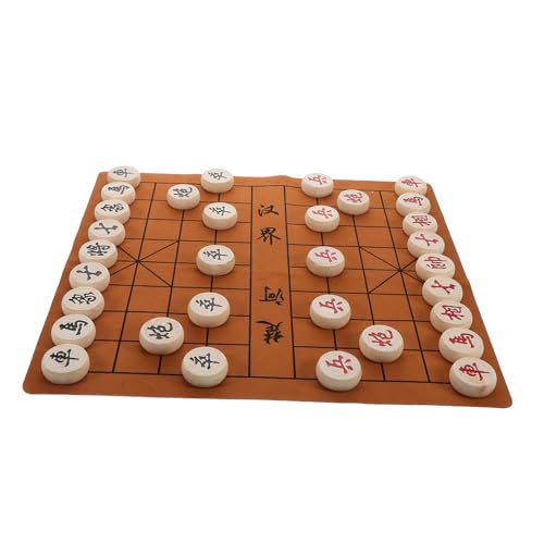 KICHOUSE Reise Schachspiel aus Holz mit Faltbarem Brett und Großen Schachfiguren Kreatives Xiangqi für Eltern Junge Mädchen Interaktion und Strategisches für Unterwegs KICHOUSE Reise Schachspiel aus Holz mit Faltbarem Brett und Großen Schachfiguren Kreatives Xiangqi für Eltern Junge Mädchen Interaktion und Strategisches für Unterwegs von KICHOUSE
