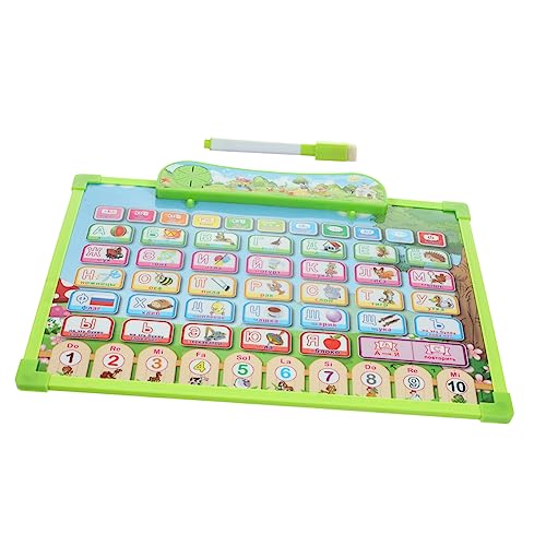 KICHOUSE Russisches Alphabet Lernplakat mit Interaktivem Sound für Klassenzimmer und Zuhause Langlebig und Leicht Aufrollbar Fördert Spielerisches Lernen von KICHOUSE