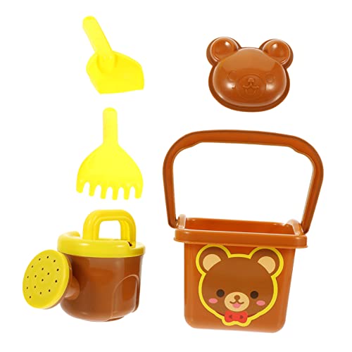 KICHOUSE Sandspielzeug Set für Interaktives Wasserspielzeug mit Mini Gießkanne und Eimer im Bären Design für Strand und Sandkasten Langlebig und Kreativ für Outdoor Spaß KICHOUSE Sandspielzeug Set für Interaktives Wasserspielzeug mit Mini Gießkanne und Eimer im Bären Design für Strand und Sandkasten Langlebig und Kreativ für Outdoor Spaß von KICHOUSE