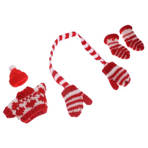 KICHOUSE Bezauberndes Puppenhaus-zubehörset – Handschuhe Mütze Socken Pullover Für Puppenkleid Mädchen-spielset von KICHOUSE