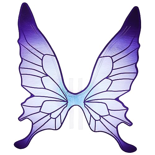 KICHOUSE Schmetterlingsflügel Kostüm für Erwachsene Lavendel Engelsflügel Leichte für Karneval und Partys Passend für Verschiedene Körpertypen für Cosplay und Fotoshootings KICHOUSE Schmetterlingsflügel Kostüm für Erwachsene Lavendel Engelsflügel Leichte für Karneval und Partys Passend für Verschiedene Körpertypen für Cosplay und Fotoshootings von KICHOUSE