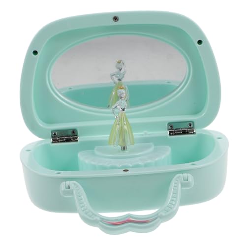 KICHOUSE Schmuckschatulle Für Mädchen, Rotierende Spieluhr, Kreative Schmuck-aufbewahrungsbox, Ballerina-schmuckschatulle Für Frauen, Geldbörse Für Mädchen, Kleine Mädchen-schmuckschatulle KICHOUSE Schmuckschatulle Für Mädchen, Rotierende Spieluhr, Kreative Schmuck-aufbewahrungsbox, Ballerina-schmuckschatulle Für Frauen, Geldbörse Für Mädchen, Kleine Mädchen-schmuckschatulle von KICHOUSE