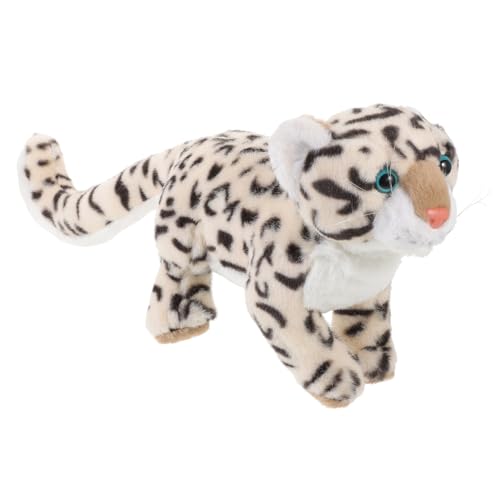 KICHOUSE Schnee -Leopard -Plüschspielzeug Kleiner Schneeleopard Kuscheltier Stofftiere ausgestopfter Schneeleopard Tierspielzeug Schneeleopard Stofftier Leopard PP Baumwolle Weiß KICHOUSE Schnee -Leopard -Plüschspielzeug Kleiner Schneeleopard Kuscheltier Stofftiere ausgestopfter Schneeleopard Tierspielzeug Schneeleopard Stofftier Leopard PP Baumwolle Weiß von KICHOUSE