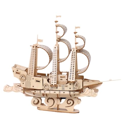 KICHOUSE Segel -Puzzlespielzeug -Segelboot Boot-Puzzle kreatives Segelbootmodell Boot Bauen Modellboot-Bausätze Bootsspielzeuge für Segelboote Holz KICHOUSE Segel -Puzzlespielzeug -Segelboot Boot-Puzzle kreatives Segelbootmodell Boot Bauen Modellboot-Bausätze Bootsspielzeuge für Segelboote Holz von KICHOUSE