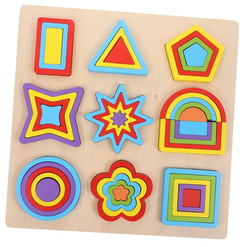 KICHOUSE Baby Spielzeug Montessori Montessori Holzspielzeug Set Für Geometrische Formen Puzzles Zur Der Kognitiven Fähigkeiten Und Motorischen Entwicklung 1 Set Aus Bunten Holzbausteinen Für Frühes KICHOUSE Baby Spielzeug Montessori Montessori Holzspielzeug Set Für Geometrische Formen Puzzles Zur Der Kognitiven Fähigkeiten Und Motorischen Entwicklung 1 Set Aus Bunten Holzbausteinen Für Frühes von KICHOUSE