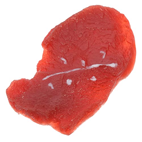 KICHOUSE Simulation Von Rindfleischscheiben Künstliches Essen Für Künstliches Fleisch Spielessen Für Künstliches Essen Für Die Spielküche Realistisches Essen Künstliches Fleisch von KICHOUSE