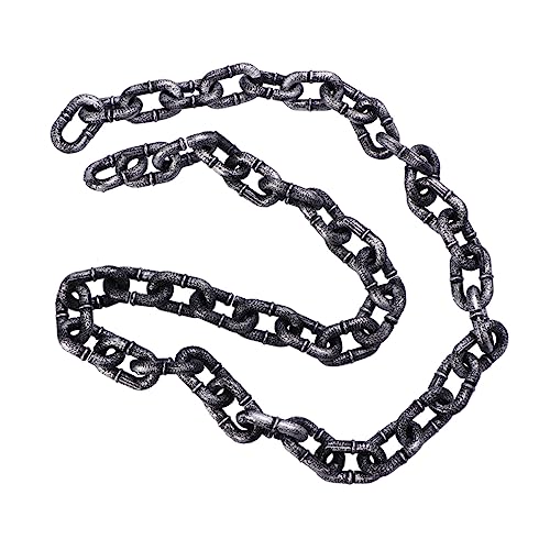KICHOUSE Halloween Ketten Prop Kunststoff Kette Gürtel Für Kostüm Realistische Gefälschte Kette Link Decor von KICHOUSE