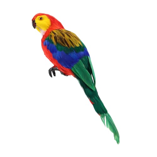 KICHOUSE Simulation Papagei Dekofigur Mit Lebensechten Farben Für Garten Und Wohnräume Realistische Federdekoration Für Vogel-Liebhaber Weihnachtsornament Und Farbenfroh KICHOUSE Simulation Papagei Dekofigur Mit Lebensechten Farben Für Garten Und Wohnräume Realistische Federdekoration Für Vogel-Liebhaber Weihnachtsornament Und Farbenfroh von KICHOUSE