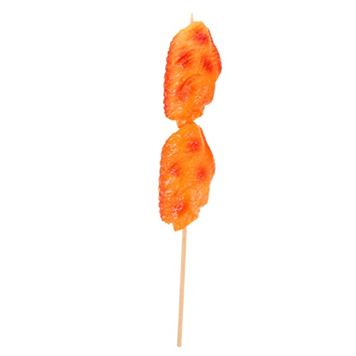 KICHOUSE Simulierte Grillspieße Plastikspielfutter Stellen Sie Sich Eine Küchendekoration Vor Geröstetes Modell Lebensmittel-Requisite Zur Schau Stellen Küchenrequisite Lebensecht PVC KICHOUSE Simulierte Grillspieße Plastikspielfutter Stellen Sie Sich Eine Küchendekoration Vor Geröstetes Modell Lebensmittel-Requisite Zur Schau Stellen Küchenrequisite Lebensecht PVC von KICHOUSE
