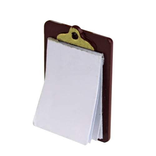 KICHOUSE Simuliertes Wordpad Dekorative Schreibtafel Schmücken Mini-hausmodell-schmuck Kinderspielzeug DIY Mini-schreibtafel Mini-hausschmuck DIY Brown Papier KICHOUSE Simuliertes Wordpad Dekorative Schreibtafel Schmücken Mini-hausmodell-schmuck Kinderspielzeug DIY Mini-schreibtafel Mini-hausschmuck DIY Brown Papier von KICHOUSE