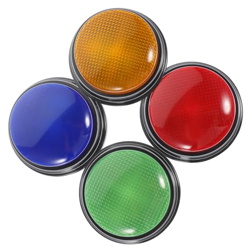 KICHOUSE Spielknopf-Spielzeug 4 Stück Elektronisch Mit Ton Für Partytrick-Spiel-Requisiten KICHOUSE Spielknopf-Spielzeug 4 Stück Elektronisch Mit Ton Für Partytrick-Spiel-Requisiten von KICHOUSE