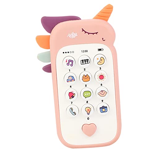 KICHOUSE Spielzeugtelefon Simuliertes Musikspielzeug Für Zahnungshilfe Fördert Und Sprachentwicklung Ergonomisches Design Für Kleine Hände Ohne Batterien KICHOUSE Spielzeugtelefon Simuliertes Musikspielzeug Für Zahnungshilfe Fördert Und Sprachentwicklung Ergonomisches Design Für Kleine Hände Ohne Batterien von KICHOUSE