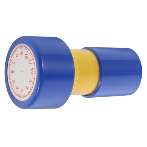 KICHOUSE Stempel für Kinderuhren Lernspielzeug zur Zeitangabe Blaues Uhrensiegel für Unterricht Fördert Kognitive Fähigkeiten und Zeitverständnis für Vorschule von KICHOUSE