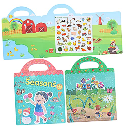 KICHOUSE Stickers Kinder Travel Books Kids Preschool für Sticker Reusable Kleinkind Enlightenment Adhesive Busy Children Aufkleberbuch Buch Book Fun Cute Spielzeug Kinderaufkleber KICHOUSE Stickers Kinder Travel Books Kids Preschool für Sticker Reusable Kleinkind Enlightenment Adhesive Busy Children Aufkleberbuch Buch Book Fun Cute Spielzeug Kinderaufkleber von KICHOUSE