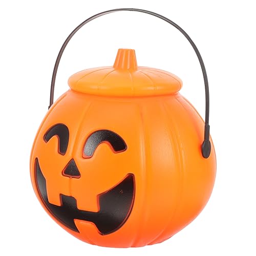 KICHOUSE Süßigkeitenhalter im Kürbis Design Tragbare Leckerli Eimer Halloween Kürbis Halloween Kürbisk Mer Trick oder Behandlungskürbis Halloween Süßigkeitsbehälter Tragbare Eimer Sü Igkeit KICHOUSE Süßigkeitenhalter im Kürbis Design Tragbare Leckerli Eimer Halloween Kürbis Halloween Kürbisk Mer Trick oder Behandlungskürbis Halloween Süßigkeitsbehälter Tragbare Eimer Sü Igkeit von KICHOUSE