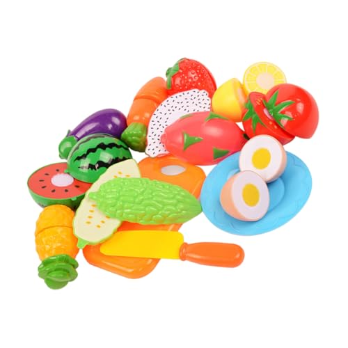 KICHOUSE Teiliges Gemüse und Obst Schneidespielzeug Pädagogisches Küchenspielzeug für Realistische Gemüse Modelle DIY Schneidspaß Glatte Oberfläche Fördert Kreativität und Spielerisches KICHOUSE Teiliges Gemüse und Obst Schneidespielzeug Pädagogisches Küchenspielzeug für Realistische Gemüse Modelle DIY Schneidspaß Glatte Oberfläche Fördert Kreativität und Spielerisches von KICHOUSE
