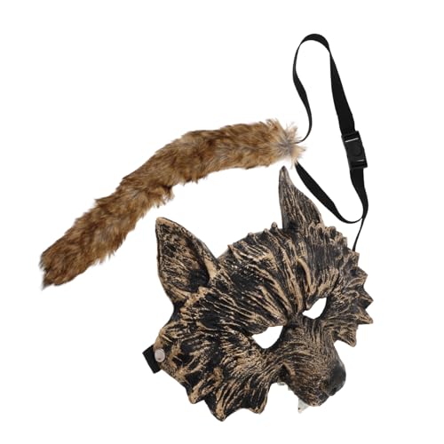KICHOUSE Tierkostüm-set Komplette Maske Handschuhe Cosplay-requisiten Für Halloween Dekoratives Zubehör KICHOUSE Tierkostüm-set Komplette Maske Handschuhe Cosplay-requisiten Für Halloween Dekoratives Zubehör von KICHOUSE