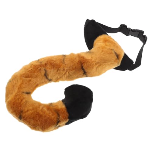 KICHOUSE Tiger Kostüm Plüsch Tier Cosplay Zubehör für Erwachsene Authentisches Tiger Outfit für Halloween Bühnenaufführungen und Karneval Sicherer Anhang von KICHOUSE