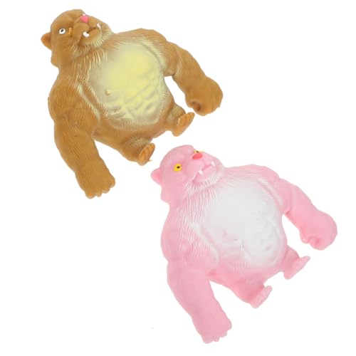 KICHOUSE Tigerspielzeug Tiger Stütze Zubehör Badewannenspielzeug Tigermann Sand Stress Lustiges Quetsch Desktop Spielzeuge Süßer Partyzubehör Streichspielzeug Toys Falscher Slow von KICHOUSE