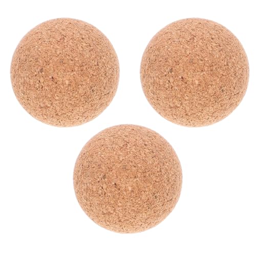 KICHOUSE Tischfußballbälle Aus Holzmaterial 3er-Pack Austauschbare Softbälle für Tischfußballspiel und Bequem von KICHOUSE