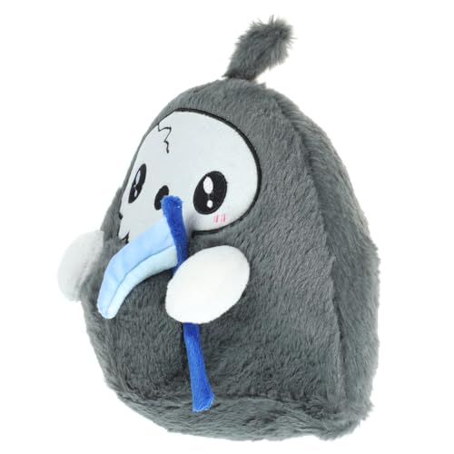 KICHOUSE Todeskissen Bequeme Geisterpuppe Geisterpuppe Plüschgespenst Geisterplüschpuppe Stoffpuppe für Halloween Halloween-Plüschpuppe PP Baumwolle Grey von KICHOUSE