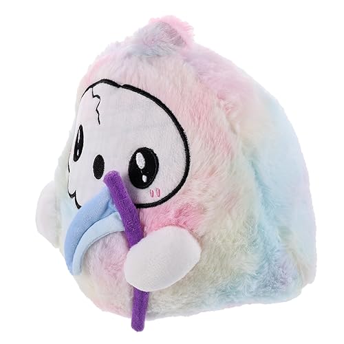 KICHOUSE Todeskissen Geisterpuppenspielzeug Gespenst gefüllt Bequeme Geisterpuppe Sofa-Puppen- dekoratives Geisterspielzeug Halloween -Puppe Plüsch Colorful von KICHOUSE