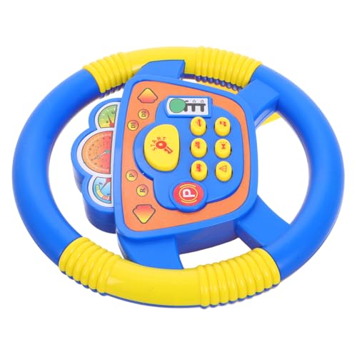 KICHOUSE Toy Steering Wheel für Simulierter Fahrcontroller mit Licht und Musik Drehbar Geeignet für Kinderwagen und Autositz Frühes Lernspielzeug für Kleinkinder KICHOUSE Toy Steering Wheel für Simulierter Fahrcontroller mit Licht und Musik Drehbar Geeignet für Kinderwagen und Autositz Frühes Lernspielzeug für Kleinkinder von KICHOUSE