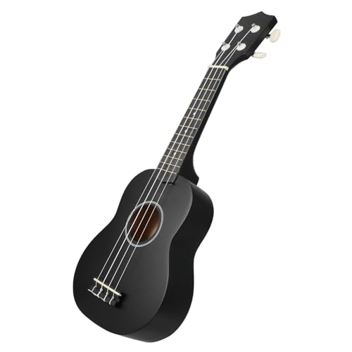 KICHOUSE Ukulele Mini Instrumente Gitarre Musikspielzeug Musikinstrumente Mini Gitarre Musikinstrumente Gitarre Schwarz Holz von KICHOUSE