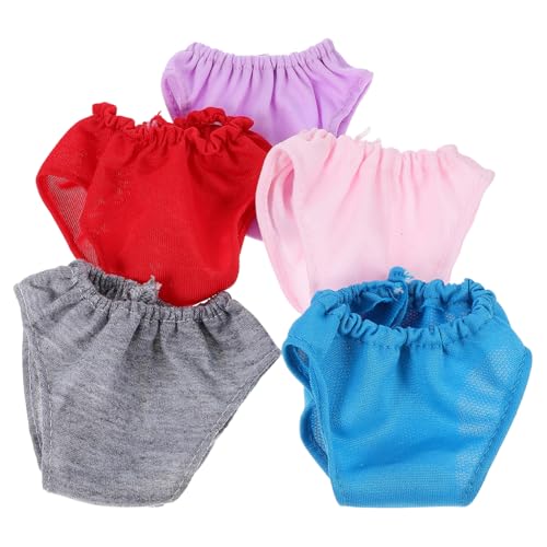 KICHOUSE 18 Puppenunterhosen So Tun Als Wären Sie Höschen Für Spielzeugpuppen Puppen-anzieh-zubehör-Set von KICHOUSE