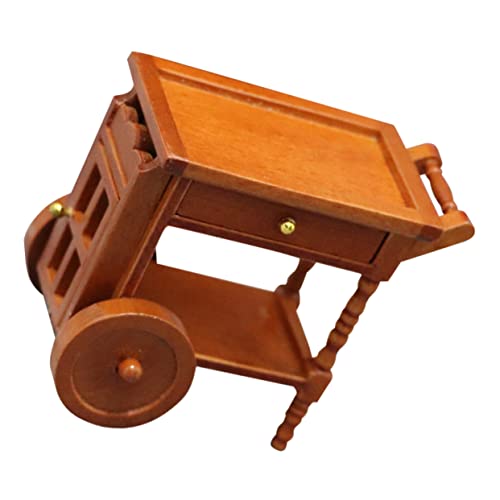 KICHOUSE Wagen Retro-wohnkultur Schubkarre Puppenhausdekor Puppenhauslieferungen Puppenhaus-Layout Kleines Hauszubehör Miniatur-Outdoor-Tools Kleine Hausdekoration Holz Brown KICHOUSE Wagen Retro-wohnkultur Schubkarre Puppenhausdekor Puppenhauslieferungen Puppenhaus-Layout Kleines Hauszubehör Miniatur-Outdoor-Tools Kleine Hausdekoration Holz Brown von KICHOUSE