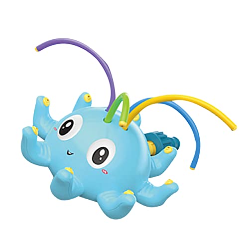 KICHOUSE Wasserspielzeug wasserspritze wassersprüher Wassersprühender Octopus Sprinkler interessanter Cartoon-Sprinkler Sprinkler in Krakenform Plastik Blue KICHOUSE Wasserspielzeug wasserspritze wassersprüher Wassersprühender Octopus Sprinkler interessanter Cartoon-Sprinkler Sprinkler in Krakenform Plastik Blue von KICHOUSE