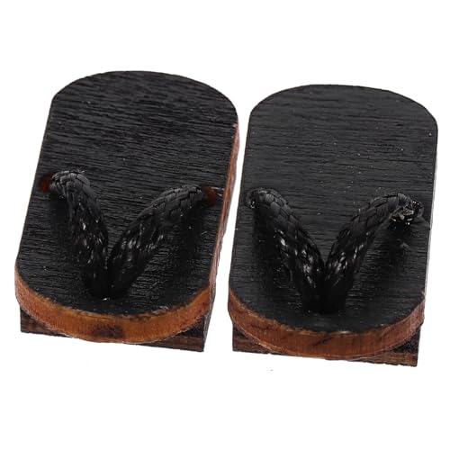 KICHOUSE 1 Paar Puppenhaus Mini Clog Modell Holzschuhe Für Puppendekor Miniatur Mini Clog Hausschuhe Für Puppenhaus Zubehör KICHOUSE 1 Paar Puppenhaus Mini Clog Modell Holzschuhe Für Puppendekor Miniatur Mini Clog Hausschuhe Für Puppenhaus Zubehör von KICHOUSE