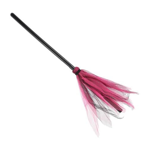 KICHOUSE Witziger Halloween Hexenbesen mit Roter Mesh Design Wiederverwendbarer Partybesen für Innenbereich Dekoratives Hexenkostüm Zubehör für Stimmungsvolle Halloween Feiern KICHOUSE Witziger Halloween Hexenbesen mit Roter Mesh Design Wiederverwendbarer Partybesen für Innenbereich Dekoratives Hexenkostüm Zubehör für Stimmungsvolle Halloween Feiern von KICHOUSE