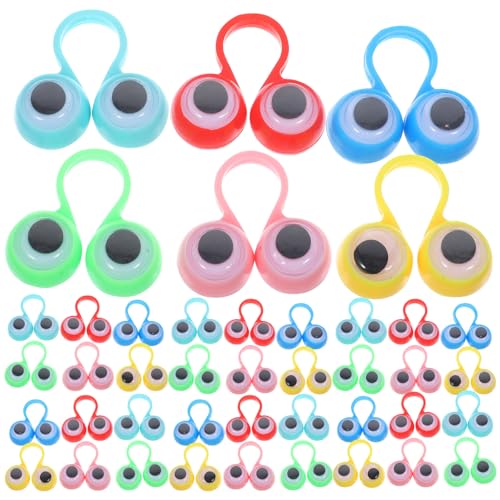 KICHOUSE Zufällige Fingerspielzeug Austausch Fingerringe für Wackelauge Interaktives Kinderspielzeug Kulleraugenringe Augen den für Haushalt Klassenzimmer Weihnachtsfeiertage KICHOUSE Zufällige Fingerspielzeug Austausch Fingerringe für Wackelauge Interaktives Kinderspielzeug Kulleraugenringe Augen den für Haushalt Klassenzimmer Weihnachtsfeiertage von KICHOUSE