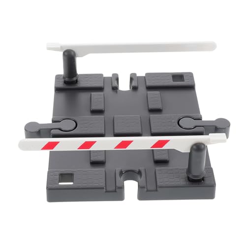 KICHOUSE Eisenbahnschienenzubehör für Kinder Selbstgemacht Spielgeländer Modell Robuste für Kreative Szenen Kompatibel mit Holzspielzeug und Modelleisenbahnen von KICHOUSE