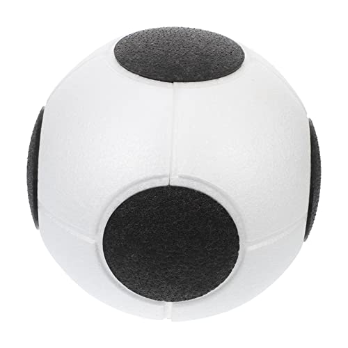 KICHOUSE Zusammengebauter Fußball Fußball Fußball Lernspielzeug Schaumstoff Zusammenbau Fußball Mehrzweck Fußball Indoor Weiß von KICHOUSE