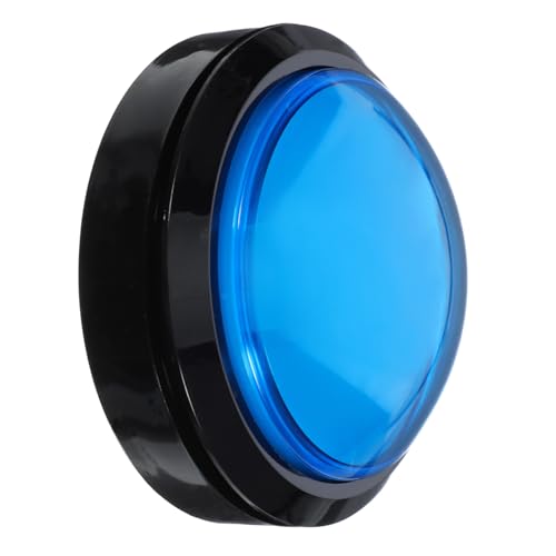 KICHOUSE digitaler Responder große druckknöpfe Spielbuzzer Antwortbuzzer elektronischer Buzzer Knopflicht Antwortknopf-Requisiten Quiz Spiel Antwort Summer Große Knöpfe Blue von KICHOUSE