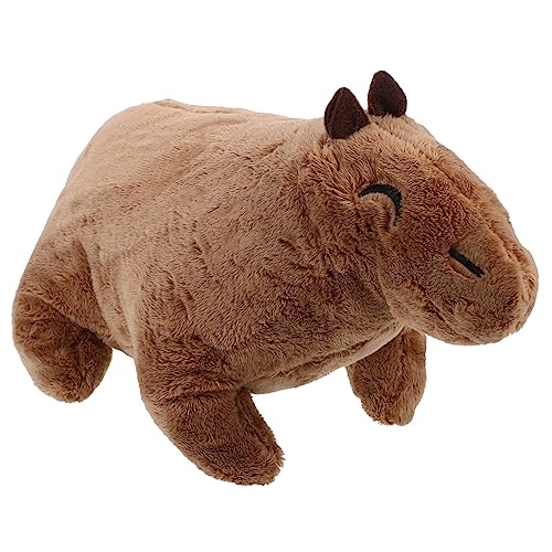 KICHOUSE hautfreundliches Puppenspielzeug Capybara-Plüsch- Plüschtiere Plüsch-Capybara- Capybara-Ornament Capybara Stoffpuppe PP Baumwolle Light Brown KICHOUSE hautfreundliches Puppenspielzeug Capybara-Plüsch- Plüschtiere Plüsch-Capybara- Capybara-Ornament Capybara Stoffpuppe PP Baumwolle Light Brown von KICHOUSE