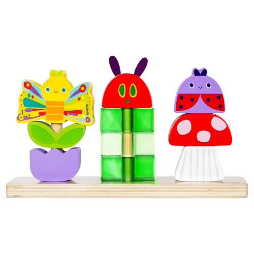 KIDS PREFERRED Eric Carle Kleinkindspielzeug Die Nimmersatte Raupe Holz Stapelspielzeug mit 10 Mix and Match Teilen für kreatives Spielen und Koordination KIDS PREFERRED Eric Carle Kleinkindspielzeug Die Nimmersatte Raupe Holz Stapelspielzeug mit 10 Mix and Match Teilen für kreatives Spielen und Koordination von KIDS PREFERRED