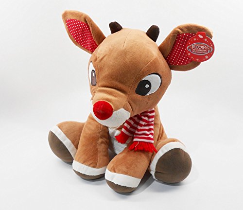 Rudolph, das Rentier mit der roten Nase, groß 35,6 cm, Plüsch-Spielzeug von Kids Preferred