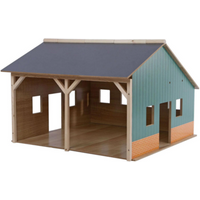 Kidsglobe 610338 Bauernhofschuppen für Fahrzeuge im Maßstab 1:16 von KIDSGLOBE
