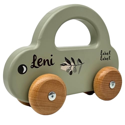 KIDSLINO Holz Spielzeug Auto Olive - personalisierbar I Geschenk zur Geburt & Taufe I Handmade Holzspielzeug ab 1 Jahr I Personalisierte Geschenke Baby I Holzauto mit Name & Geburtstdaten KIDSLINO Holz Spielzeug Auto Olive - personalisierbar I Geschenk zur Geburt & Taufe I Handmade Holzspielzeug ab 1 Jahr I Personalisierte Geschenke Baby I Holzauto mit Name & Geburtstdaten von KIDSLINO